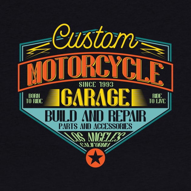 Motorcycle garage by Carlosj1313